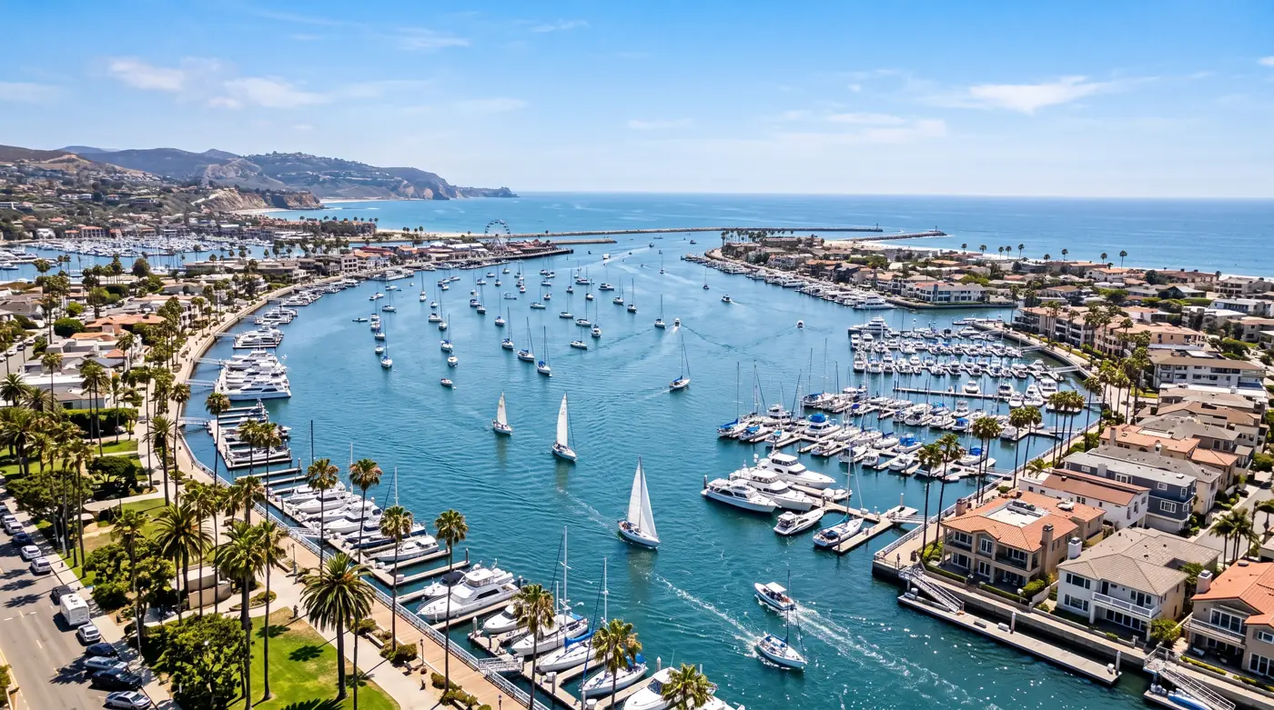 Newport Beach harbor — home base of California Dental Practice Sales