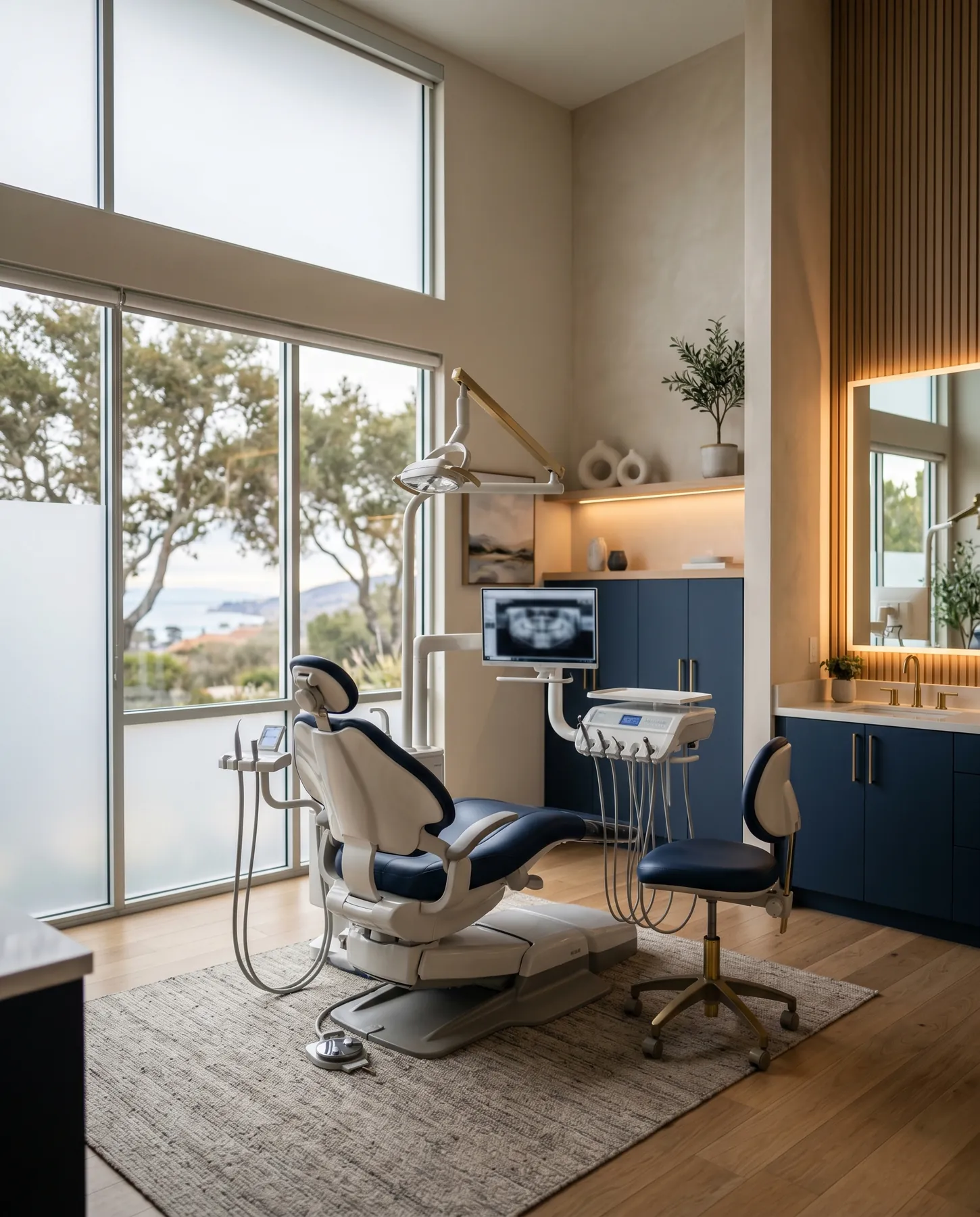 Modern California dental practice operatory prepared for sale